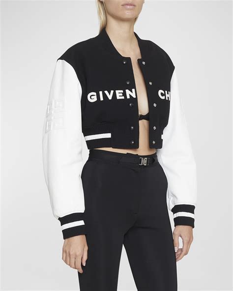 givenchy bomber jacket mens|men cropped bomber jacket.